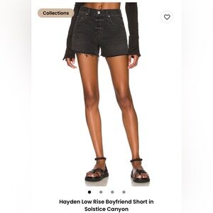 GRLFRND Denim black short